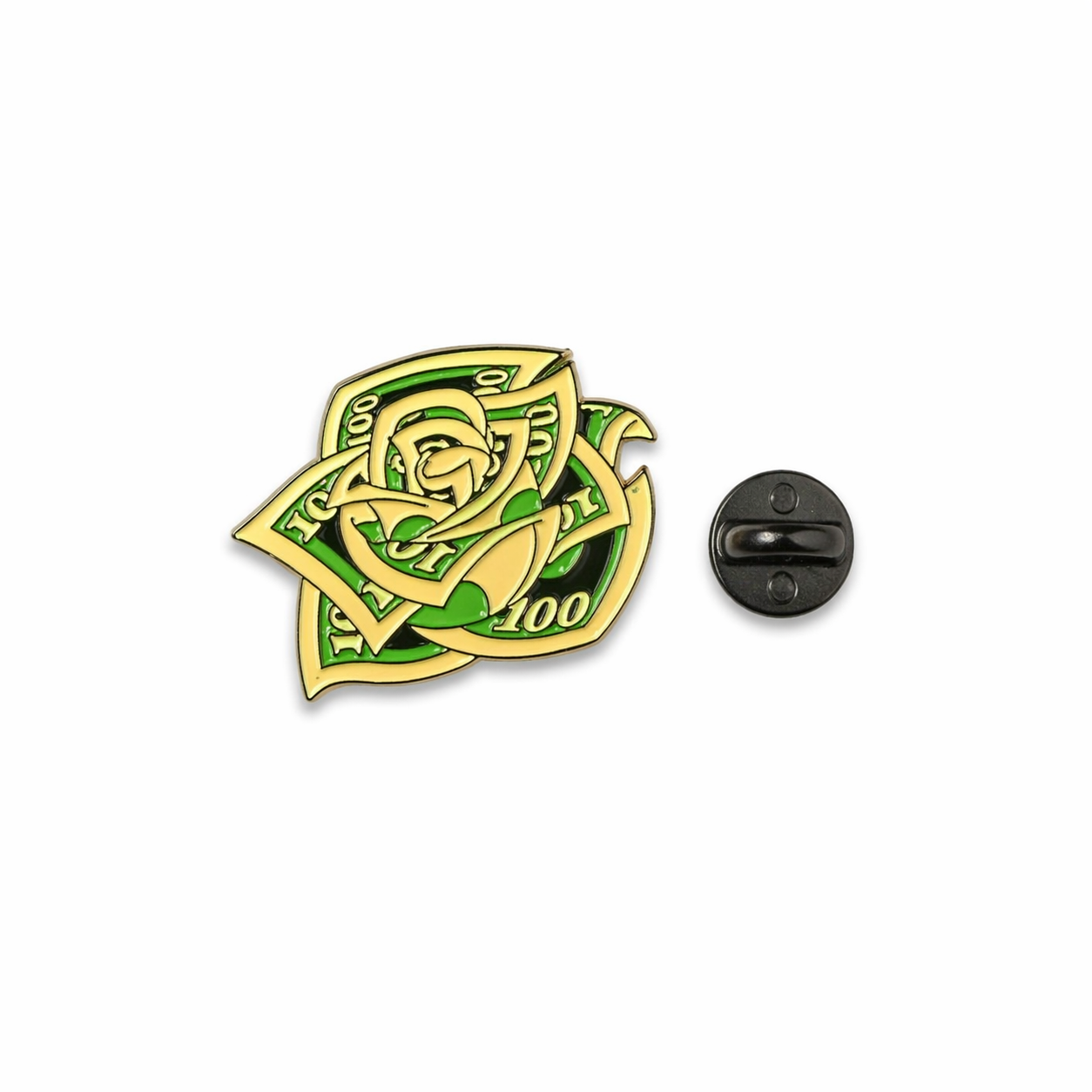 Dollar Rose Pin.