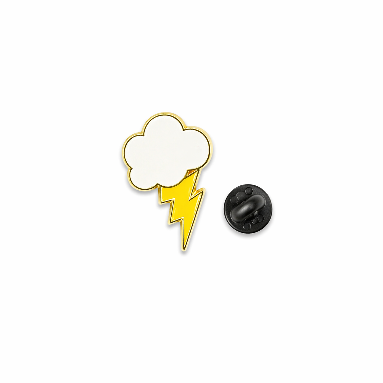 Cloud and Lightning Pin.