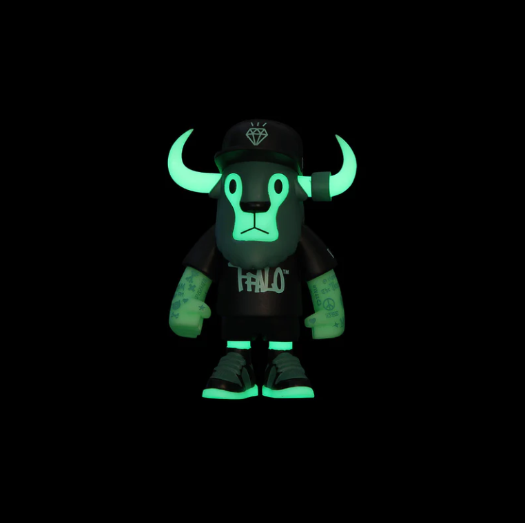 NEW ERA GLOW IN THE DARK 50FIFTY DAY FFALO (KEY RING)