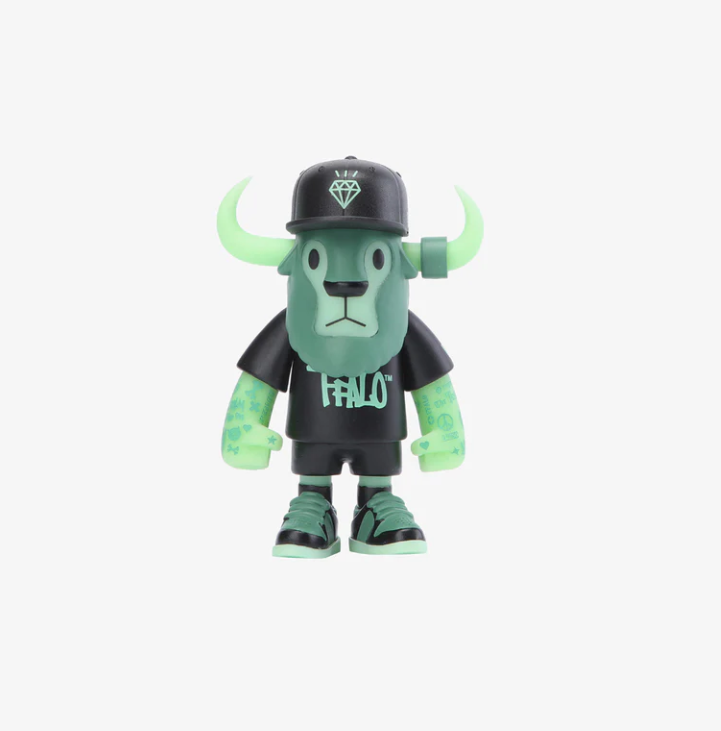 NEW ERA GLOW IN THE DARK 50FIFTY DAY FFALO (KEY RING)