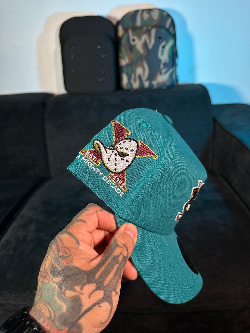NEW ERA ANAHEIM DUCKS  10TH ANNIVERSARY
