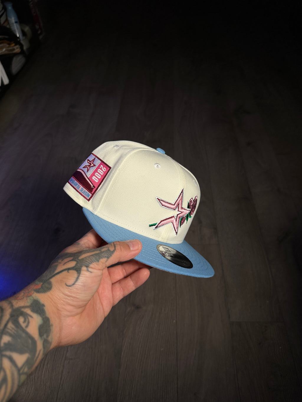 NEW ERA HOUSTON ASTROS 2000 INAUGURAL SEASON PINK ROSES
