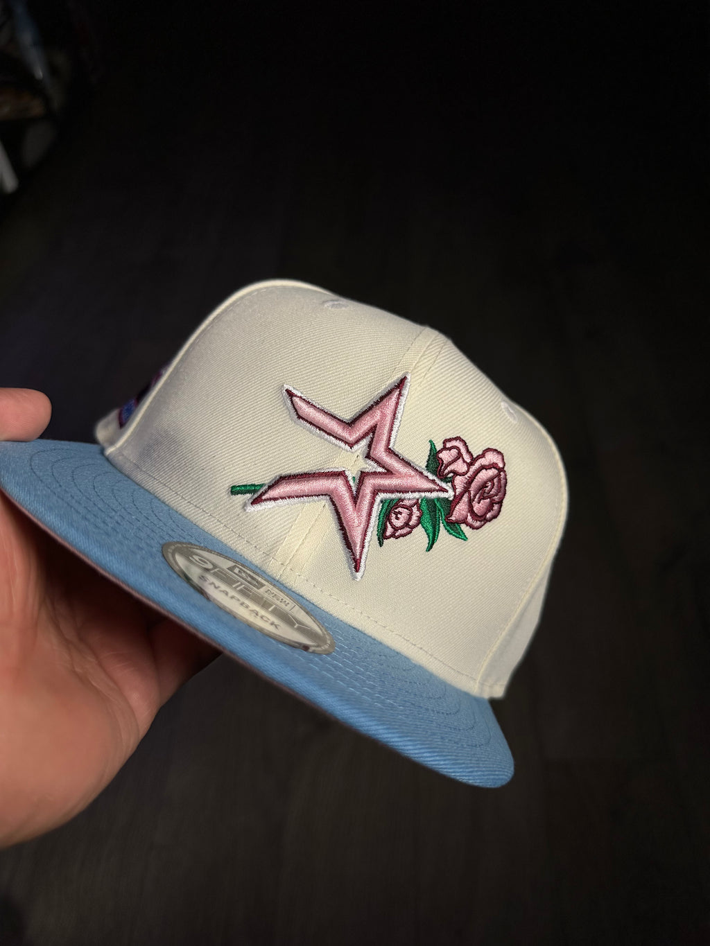 NEW ERA HOUSTON ASTROS 2000 INAUGURAL SEASON PINK ROSES
