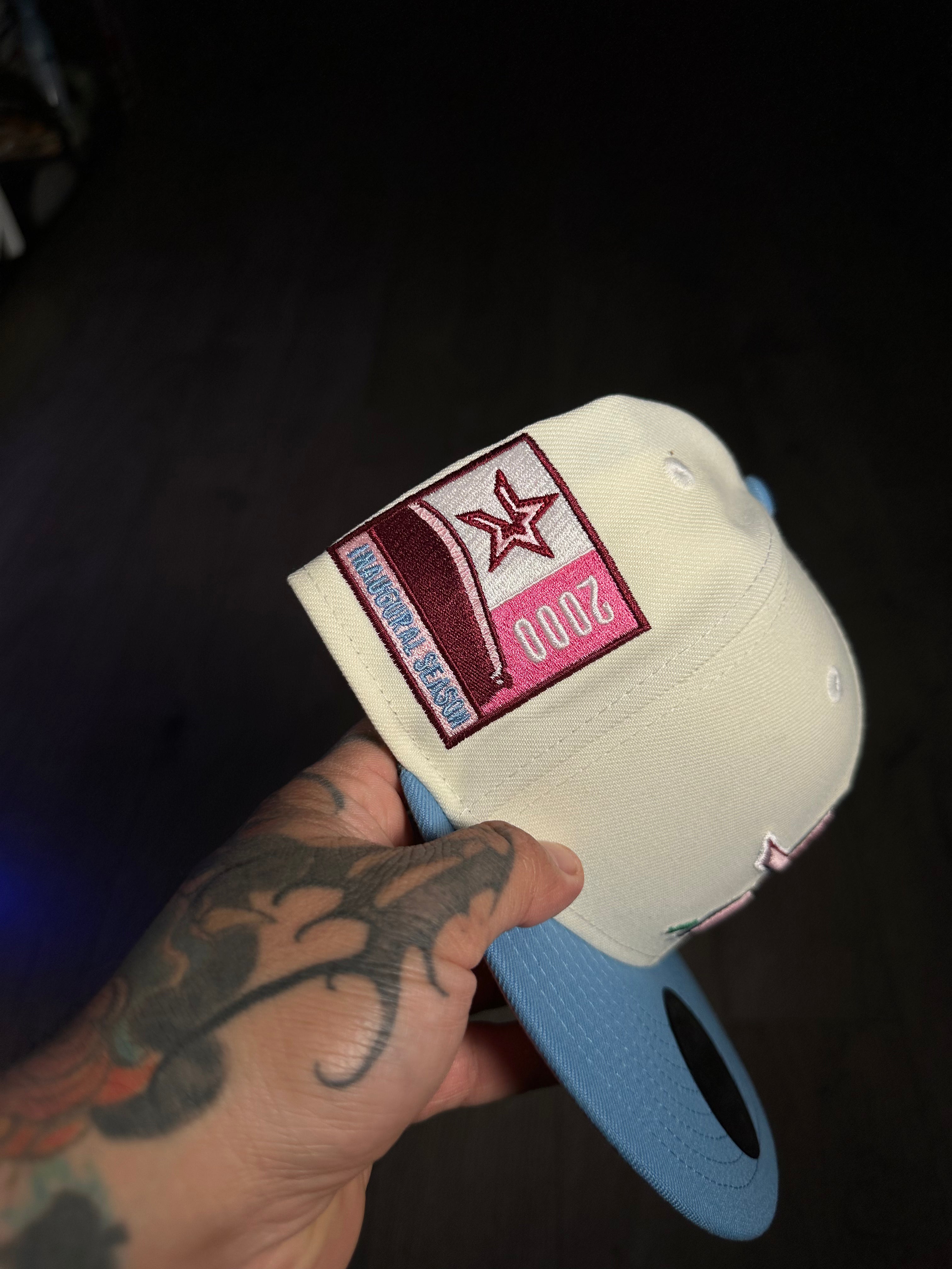 NEW ERA HOUSTON ASTROS 2000 INAUGURAL SEASON PINK ROSES