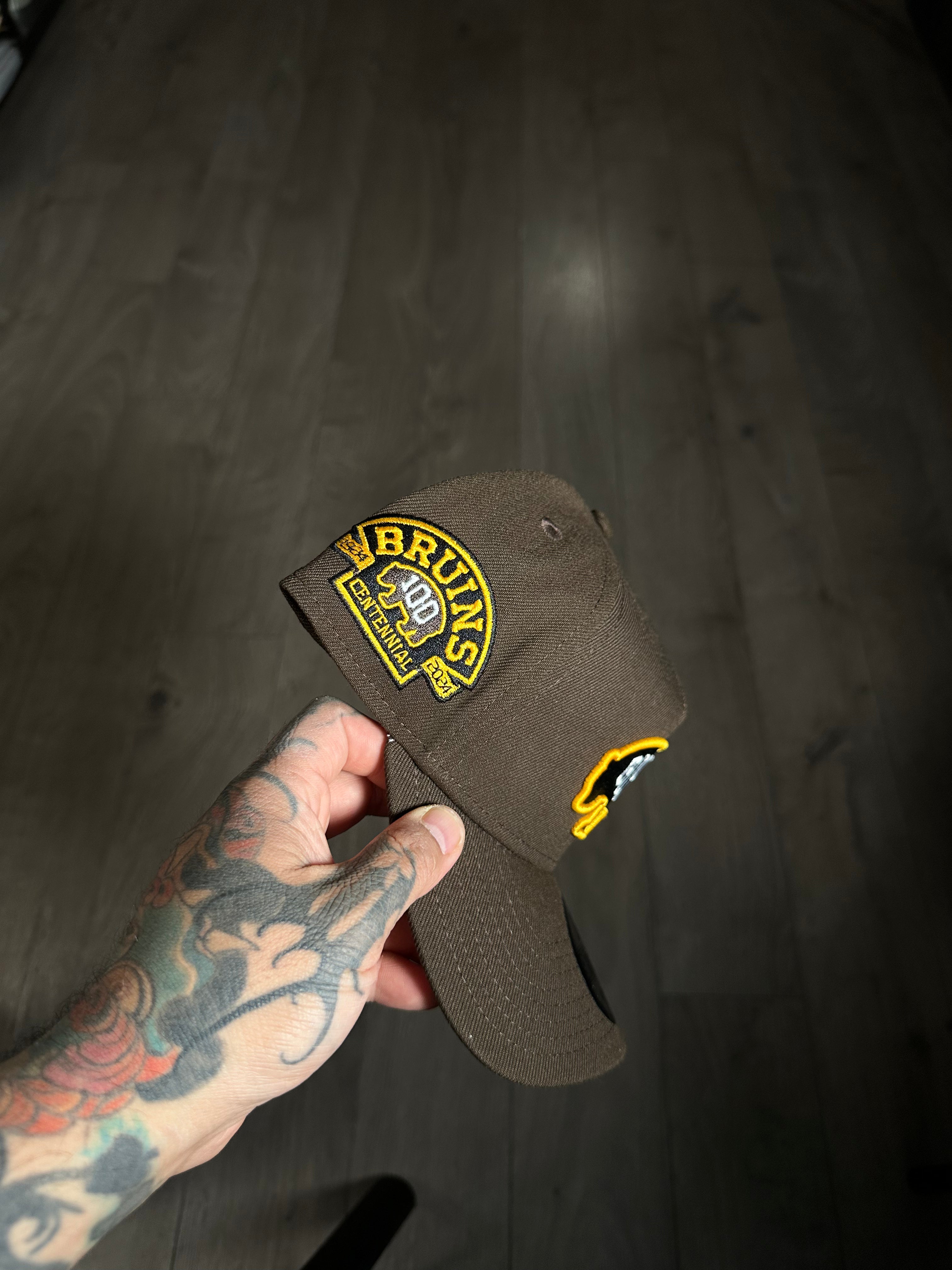 NEW ERA BOSTON BRUINS 100th ANNIVERSARY WALNUT PRIME