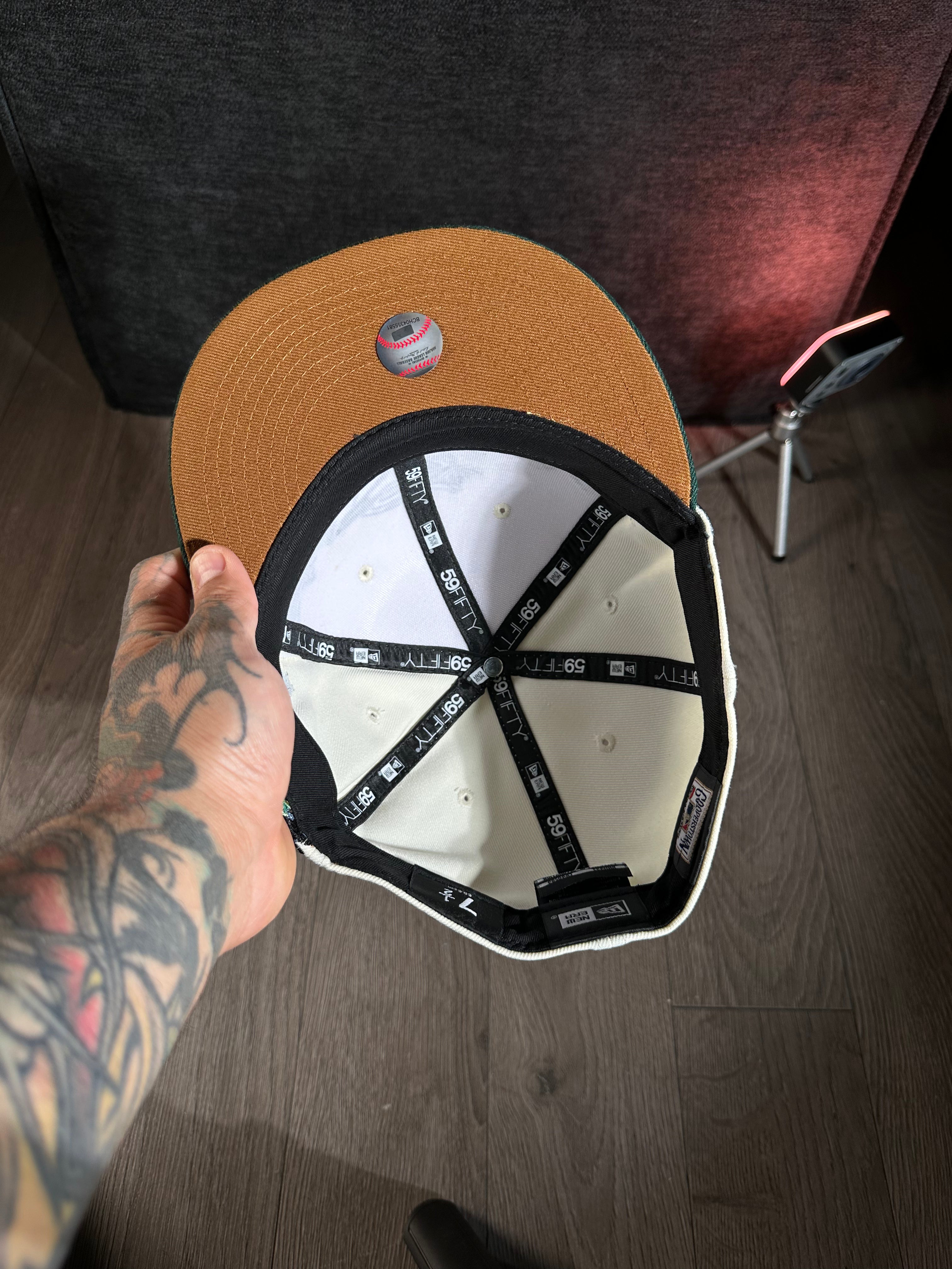 NEW ERA 59FIFTY TORONTO BLUE JAYS FOREST GREEN/PINE TREES
