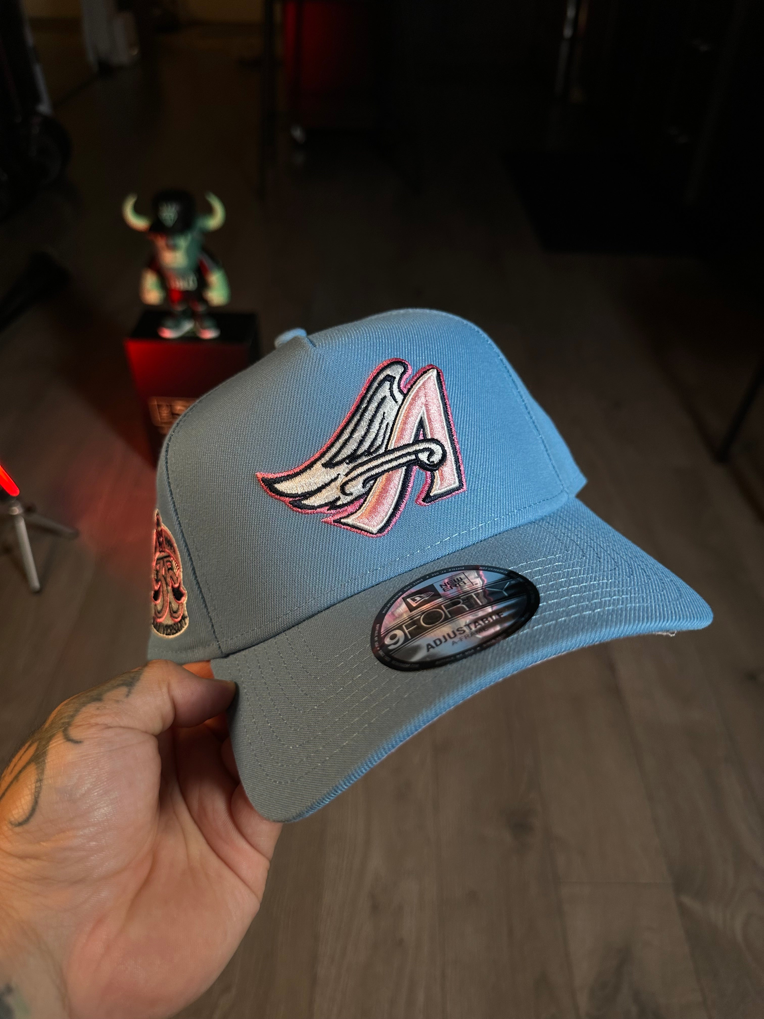 NEW ERA 9FORTY ANAHEIM ANGELS 35th ANNIVERSARY SKY PINK PRIME EDITION