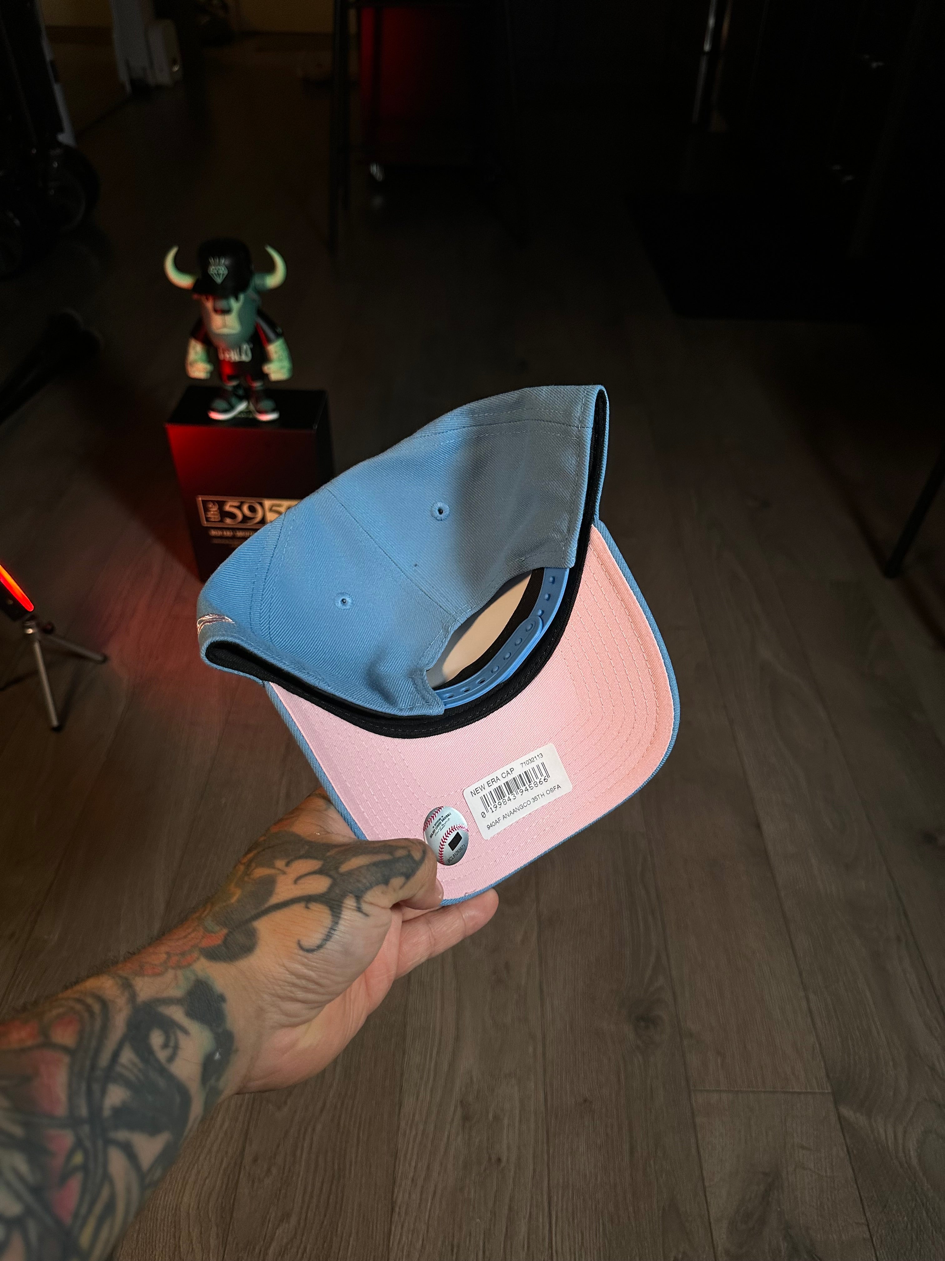 NEW ERA 9FORTY ANAHEIM ANGELS 35th ANNIVERSARY SKY PINK PRIME EDITION
