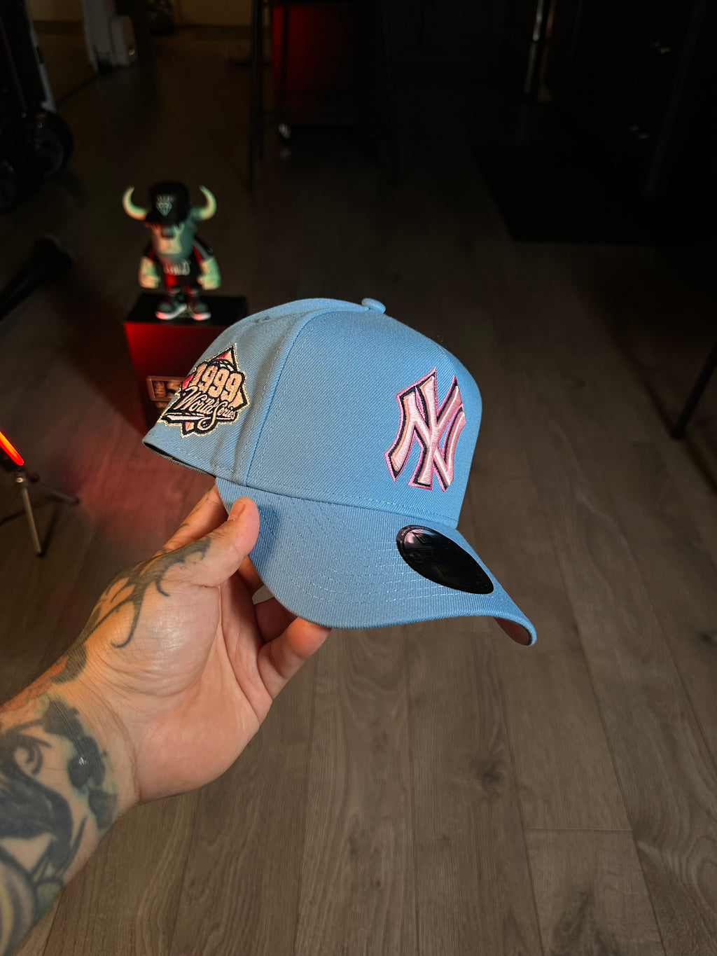 NEW ERA 9FORTY NEW YORK YANKEES WORLD SERIES 1999 SKY P. P. E