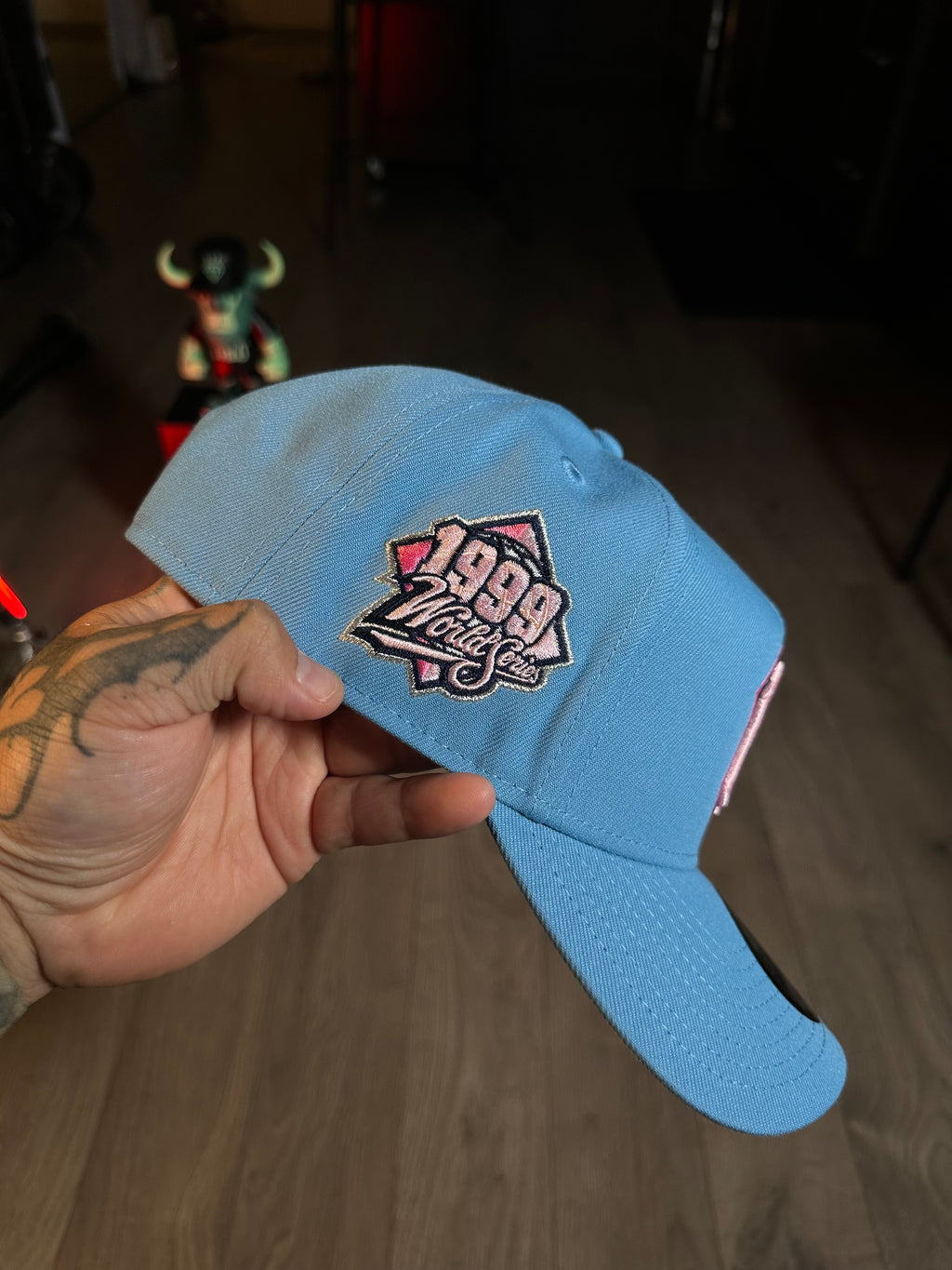 NEW ERA 9FORTY NEW YORK YANKEES WORLD SERIES 1999 SKY P. P. E