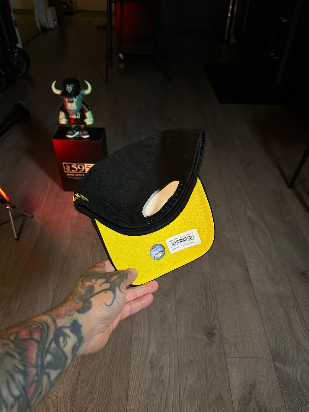 NEW ERA 9FORTY DETROIT TIGERS 2000 BLACK-OUT/YELLOW E.