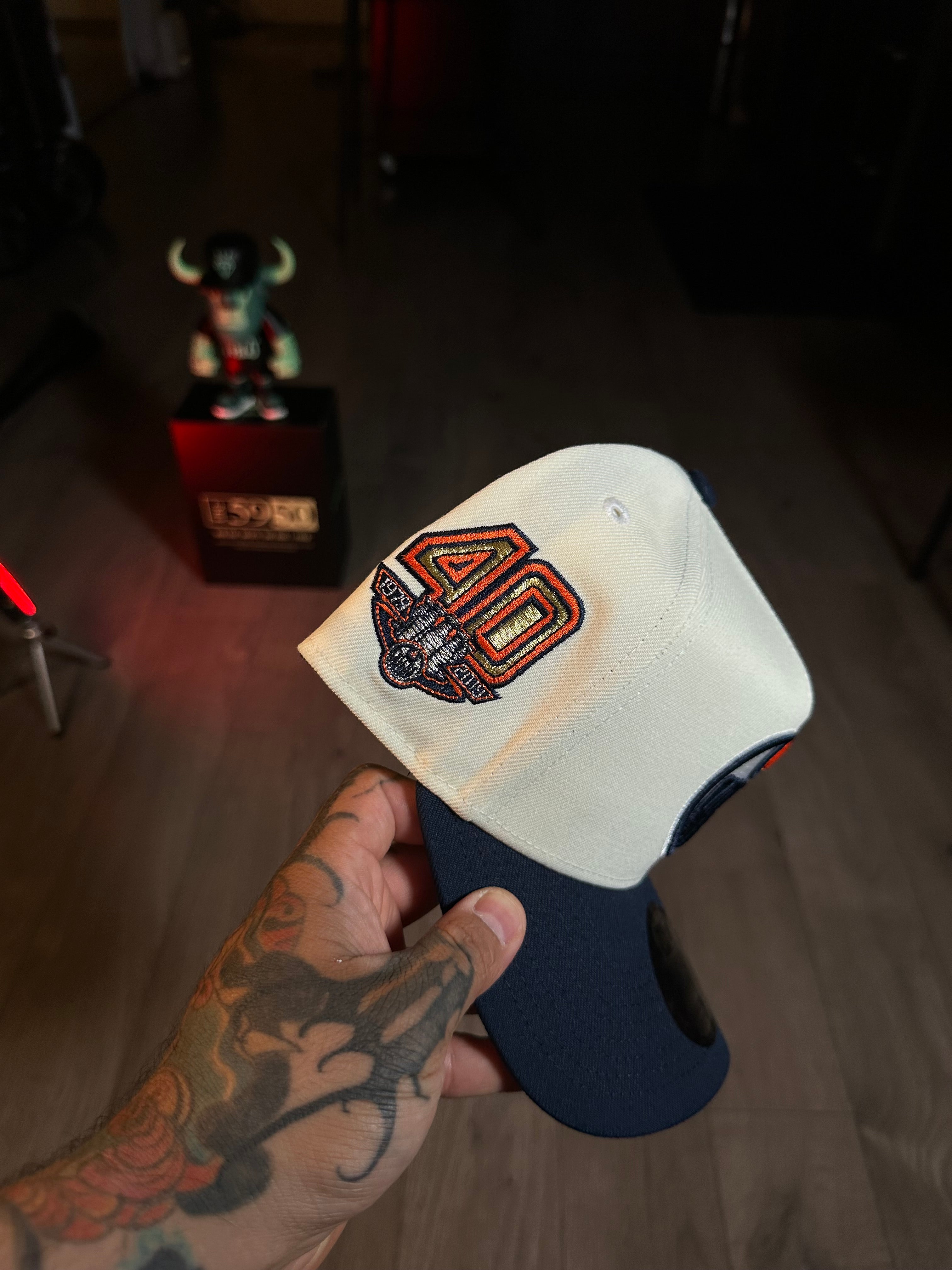 NEW ERA 9FORTY EDMONTON OILERS 40th ANNIVERSARY NAVY C.T.T.E.