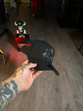 NEW ERA 9FORTY OAKLAND ATHLETICS WORLD SERIES 1989 BLACK OUT/ROSES