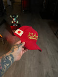 NEW ERA 9FORTY LOS ANGELES DODGERS JAPAN FLAG CORDUROY SCARLET