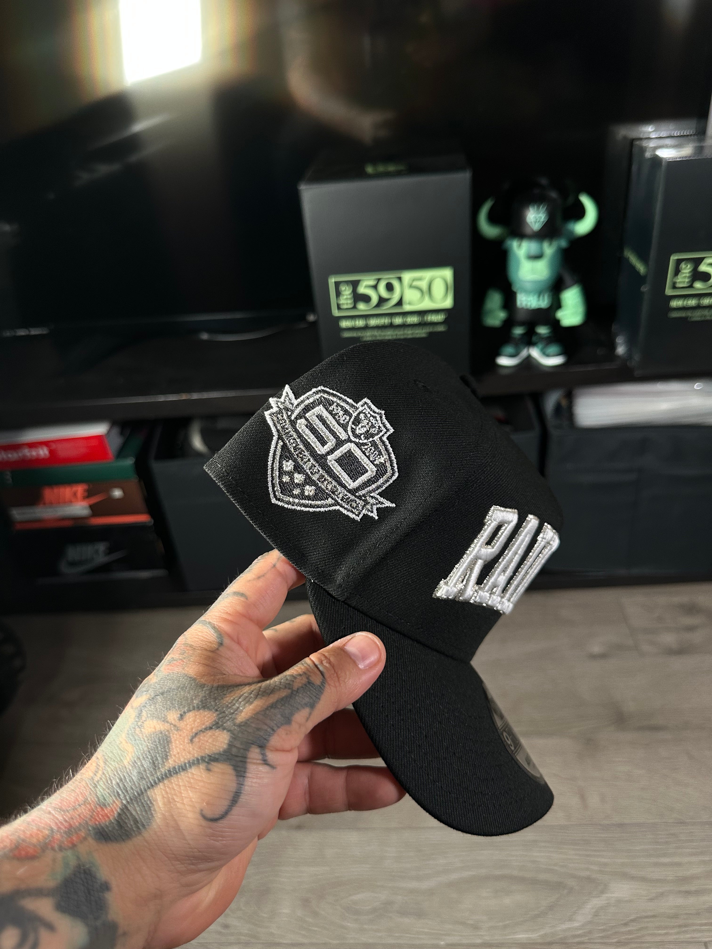 NEW ERA 9FORTY LAS VEGAS RAIDERS SYLVER EDITION 50th A.